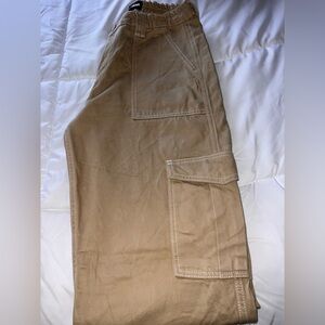 Fashion Nova Tan Straight Leg Cargo Pants